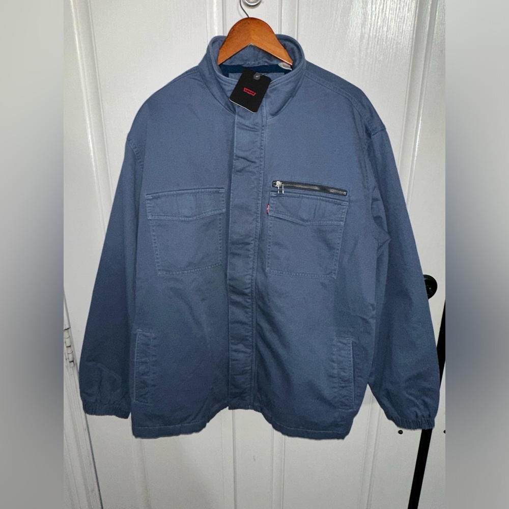 Levi Strauss Miramar Military Jacket Blue Men’s XL NEW A85780003